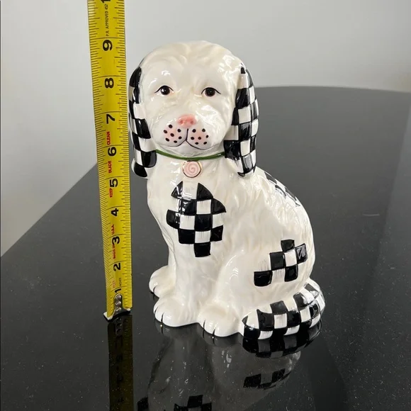MacKenzie-Child’s Ceramic Staffordshire Dog Figurine - Picture 8 of 10